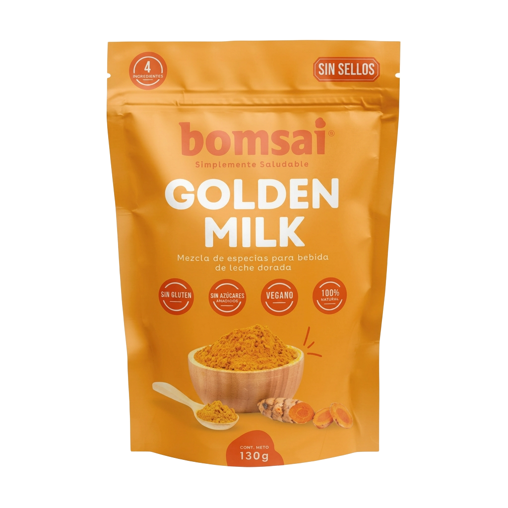 Empaque de Golden Milk